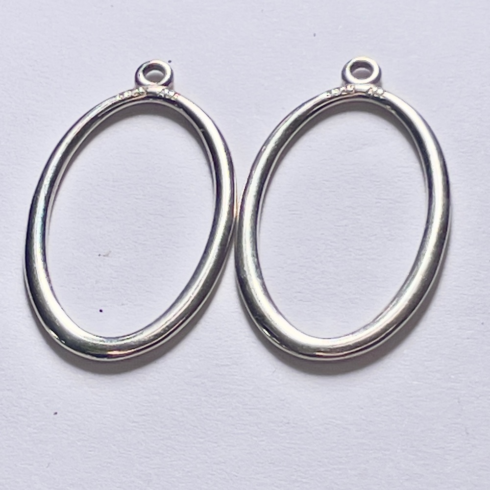 Pandora Retired Compose Earrings 925 Ale